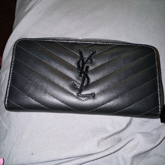 YSL Monogram Quilted Wallet - Picture 2 of 12